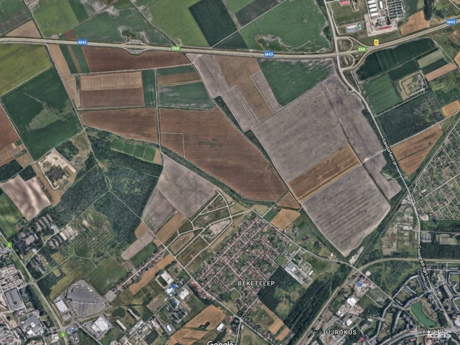 Zöldmezős beruházási terület