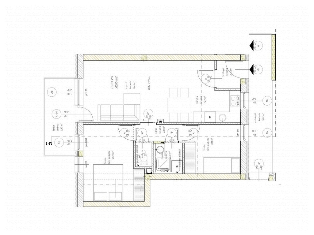 Kisteleken 63m2-es lakás - 4
