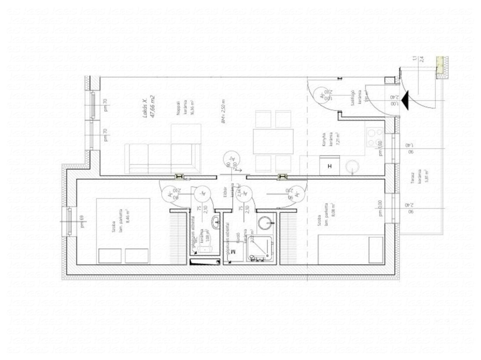 Kisteleken 51m2-es lakás - 4