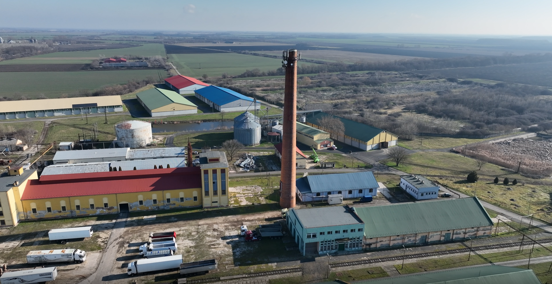 Sarkadi agráripari telephely – 35,8 ha, olajüzemmel