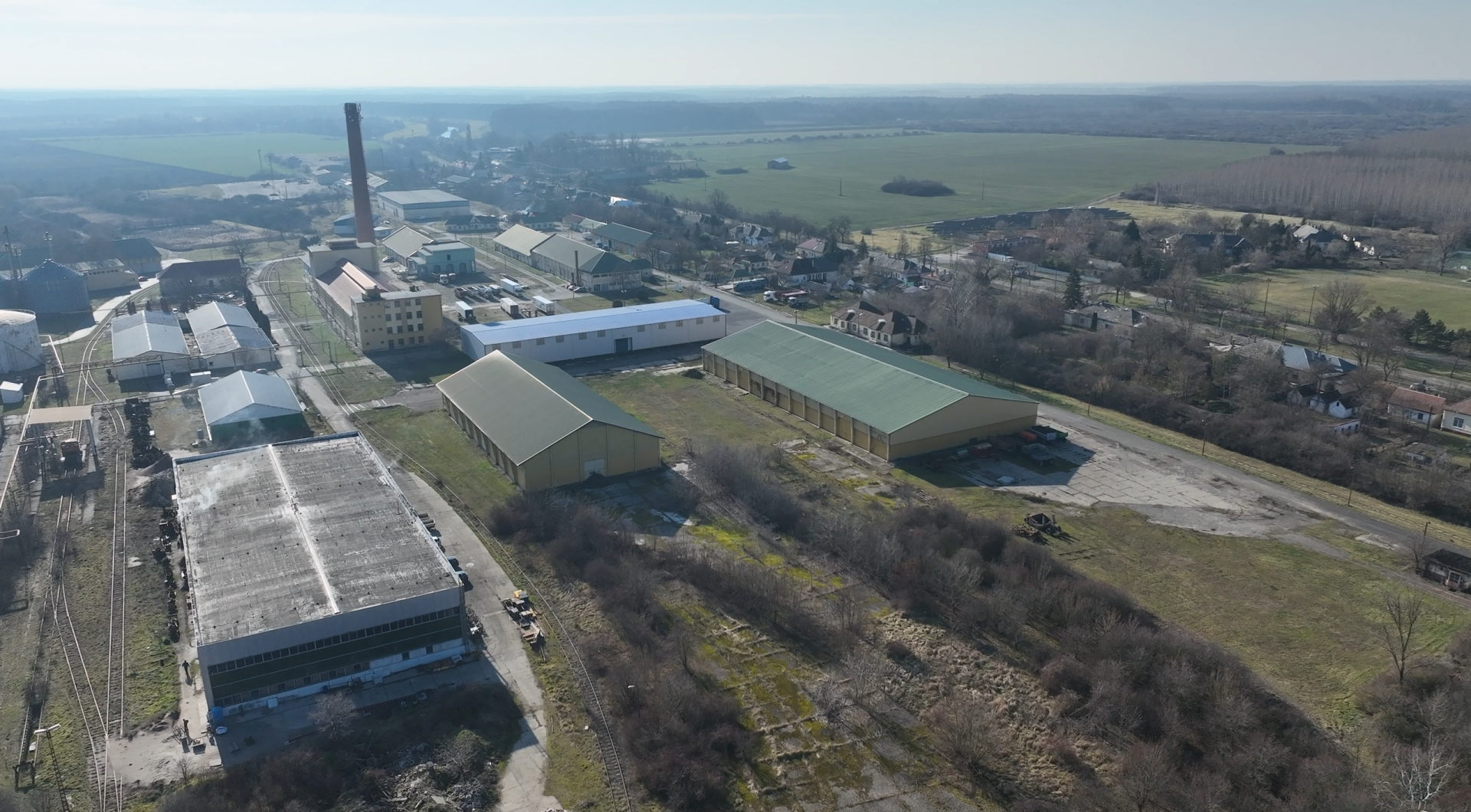 Sarkadi agráripari telephely – 35,8 ha, olajüzemmel - 2