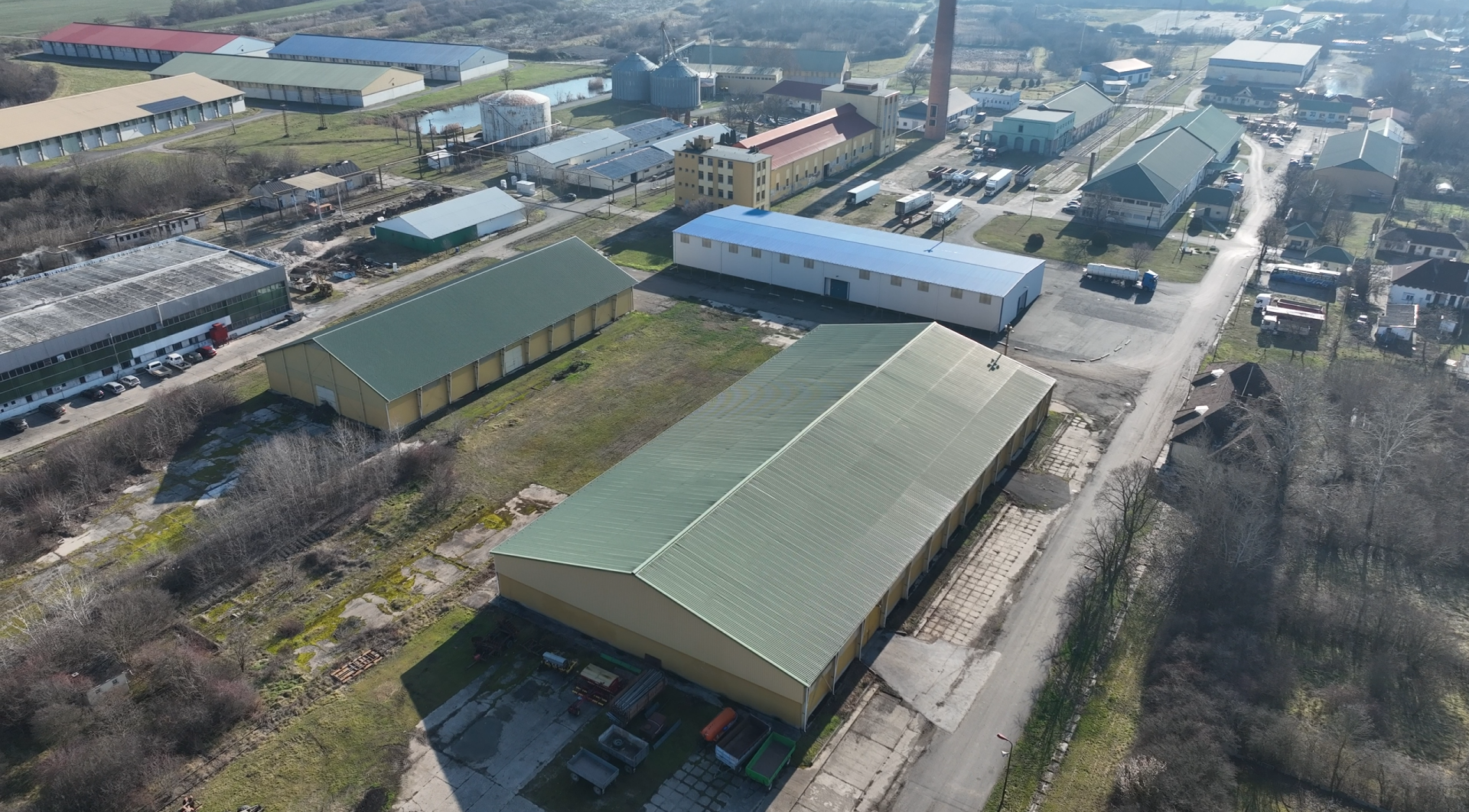 Sarkadi agráripari telephely – 35,8 ha, olajüzemmel - 3