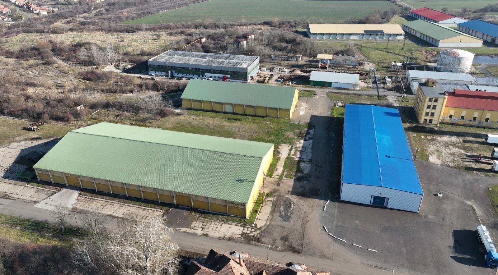 Sarkadi agráripari telephely – 35,8 ha, olajüzemmel - 4