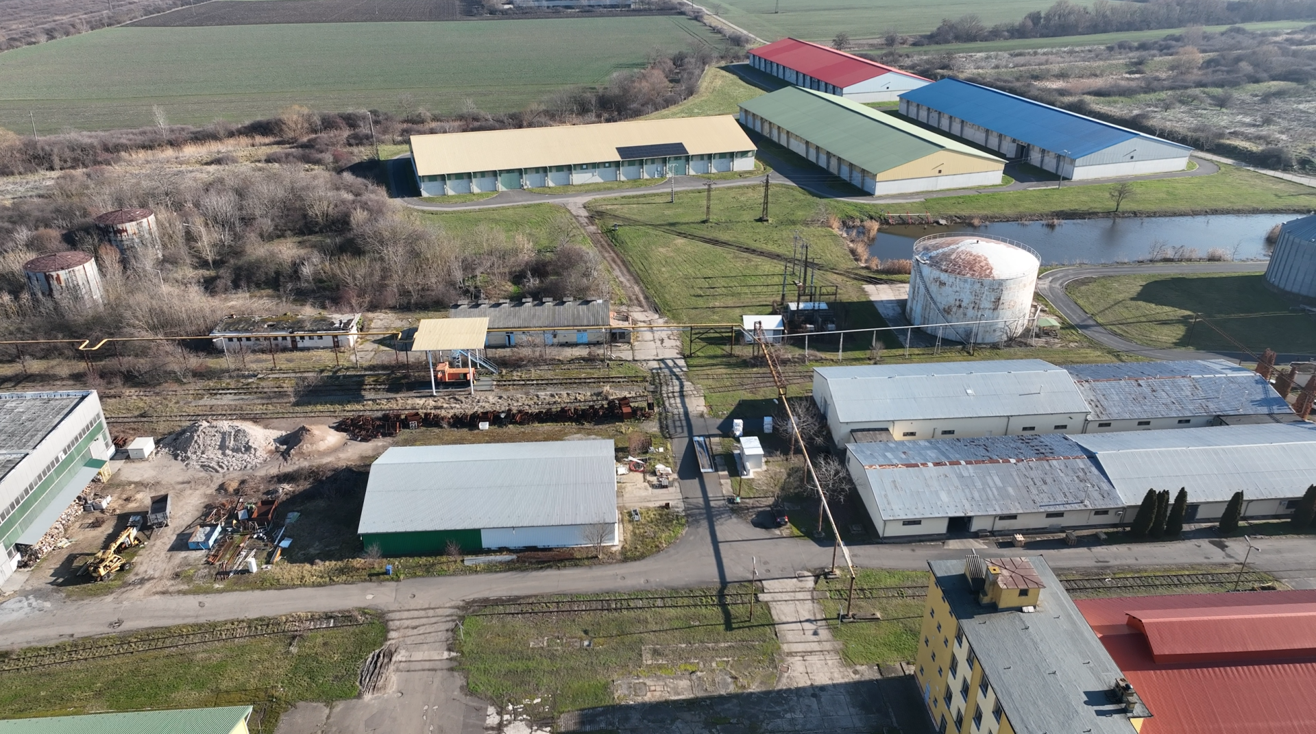 Sarkadi agráripari telephely – 35,8 ha, olajüzemmel - 5