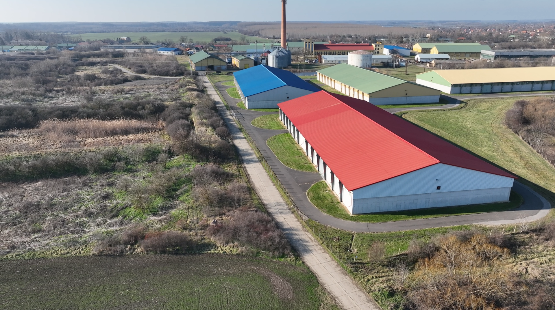 Sarkadi agráripari telephely – 35,8 ha, olajüzemmel - 6