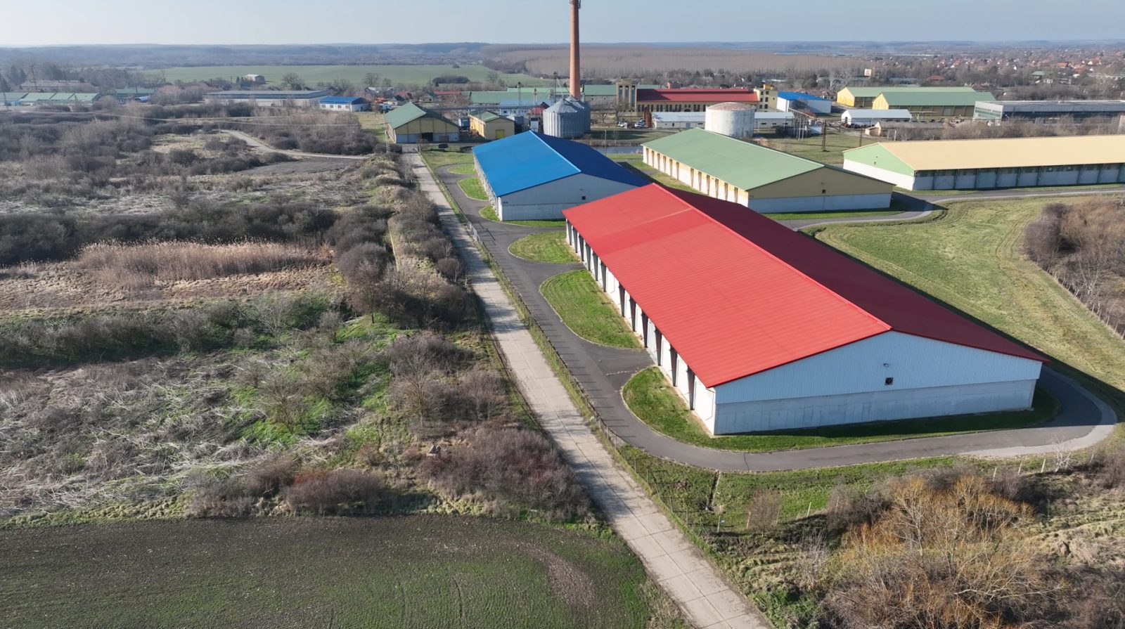 Sarkadi agráripari telephely – 35,8 ha, olajüzemmel - 6